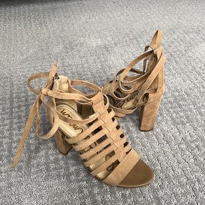 Sam Edelman yarina tan heeled sandals
